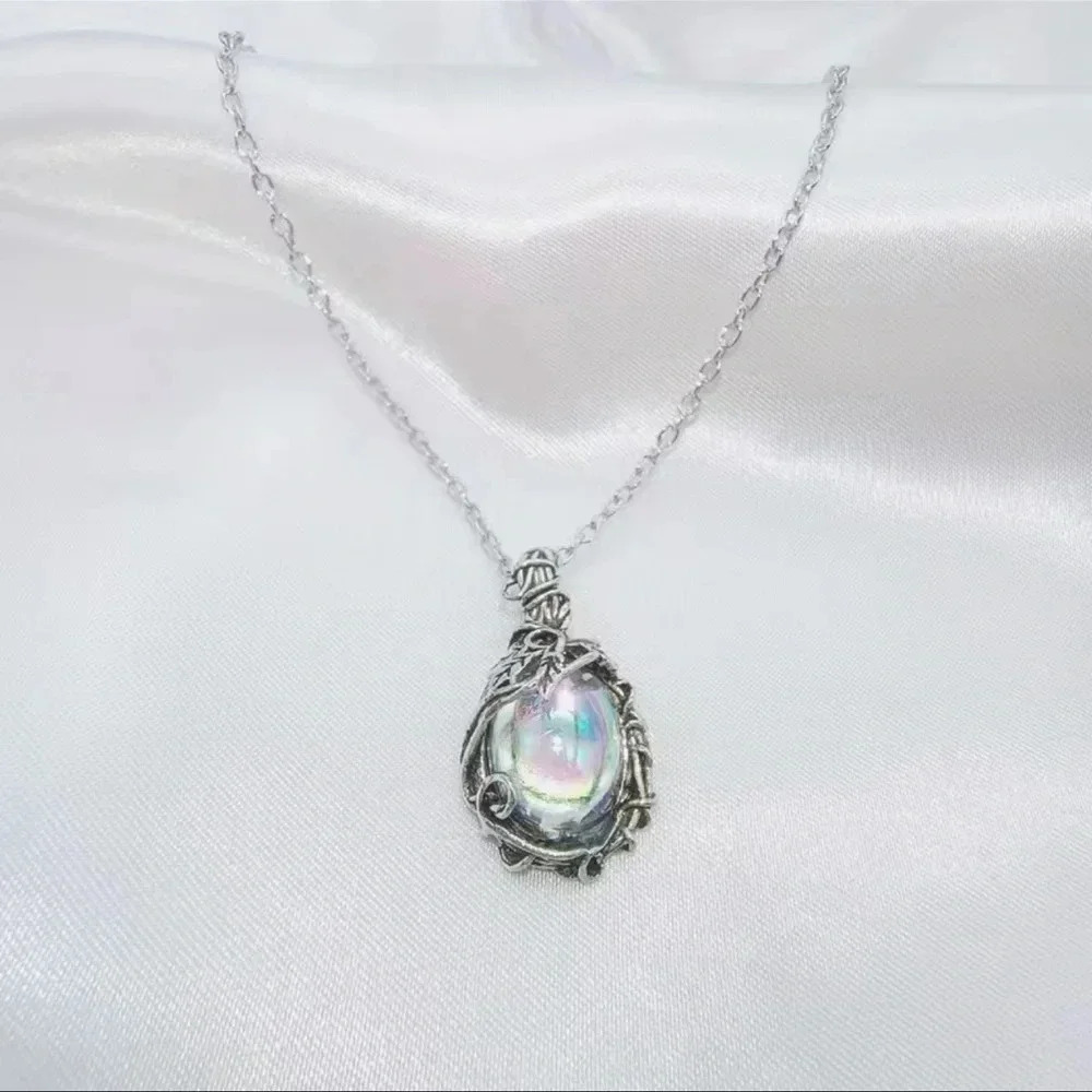 Crystal Ball Pendant Necklace